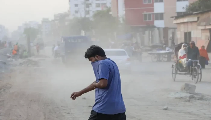 ৩ নম্বরে ঢাকা বায়ুদূষণে, বায়ুর মান ‘অস্বাস্থ্যকর