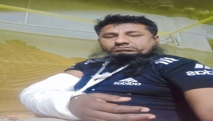 গোপালগঞ্জ মুকসুদপুর উপজেলা সাংবাদিক সড়ক দুর্ঘটনায় আহত